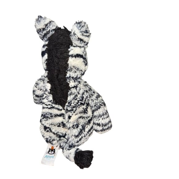 Jelly Cat London Black and White Zebra with Tan Snout - Picture 6 of 6